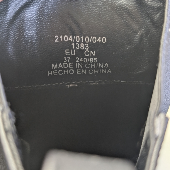 Zara Black Heeled Chelsea Boots | Pointed Toe Flared Heel | EU 37 - Picture 9 of 10